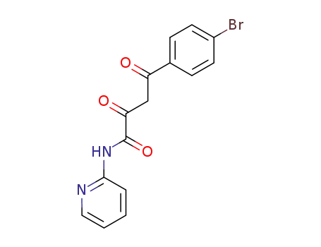 Molecular Structure of 130421-36-2 (4-(4-Bromo-phenyl)-2,4-dioxo-N-pyridin-2-yl-butyramide)