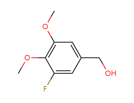 Molecular Structure of 99423-94-6 ((3-fluoro-4,5-dimethoxy-phenyl)-methanol)