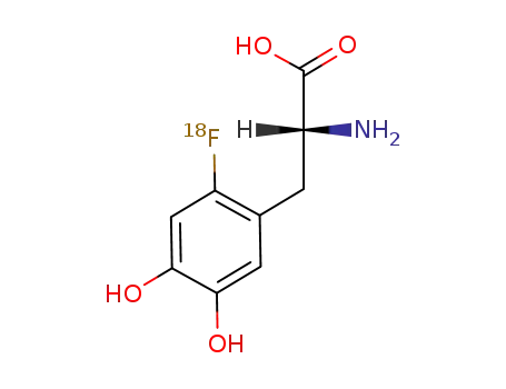 Molecular Structure of 191087-23-7 (2-(~18~F)fluoro-5-hydroxy-L-tyrosine)