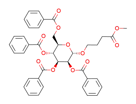 3-(methoxycarbonyl)propyl 2,3,4,6-tetra-O-benzoyl-α-D-mannopyranoside