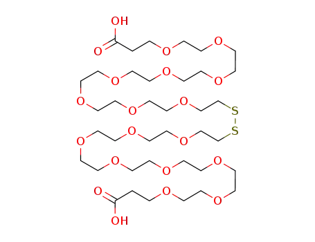 Molecular Structure of 873013-93-5 (HOOC-PEG(8)-SS-PEG(8)-COOH)