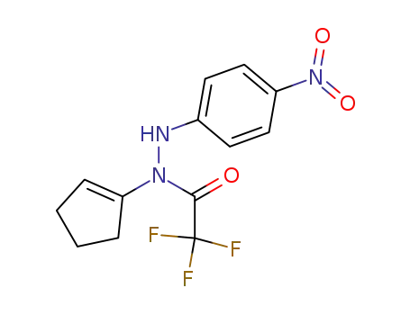 trifluoroacetic acid 1-(1-cyclopenten-1-yl)-2-(4-nitrophenyl)hydrazide