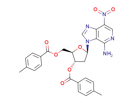 4-amino-3-[2'-deoxy-3',5'-di-O-(4-toluoyl)-β-D-erythro-pentofuranosyl]-7-nitro-3H-imidazo[4,5-c]pyridine