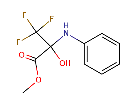 Molecular Structure of 864366-06-3 (methyl 2-anilino-3,3,3-trifluoro-2-hydroxypropanoate)