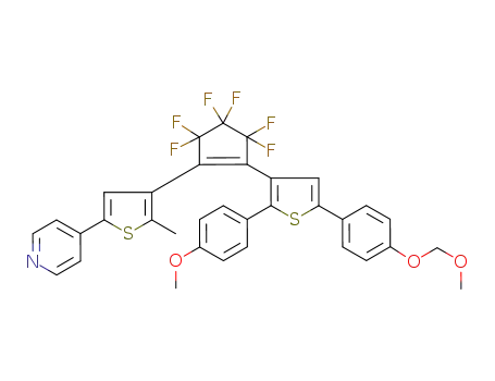 4-(4-{3,3,4,4,5,5-hexafluoro-2-[5-(4-methoxymethoxyphenyl)-2-(4-methoxyphenyl)thiophen-3-yl]cyclopent-1-enyl}-5-methylthiophen-2-yl)pyridine