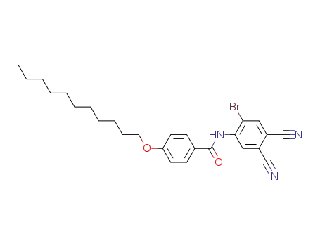N-(2-Bromo-4,5-dicyanophenyl)-4-(undecyloxy)benzamide
