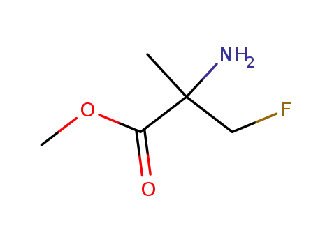 Molecular Structure of 87492-66-8 (Alanine, 3-fluoro-2-methyl-, methyl ester (9CI))