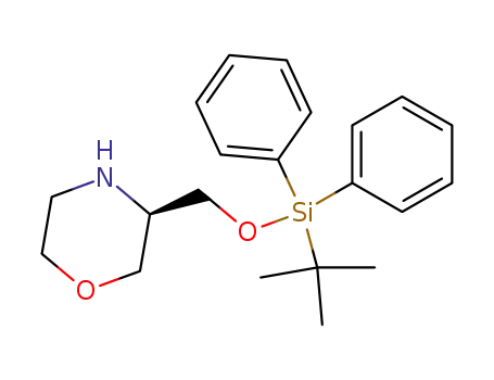 Morpholine, 3-[[[(1,1-dimethylethyl)diphenylsilyl]oxy]methyl]-, (3R)-