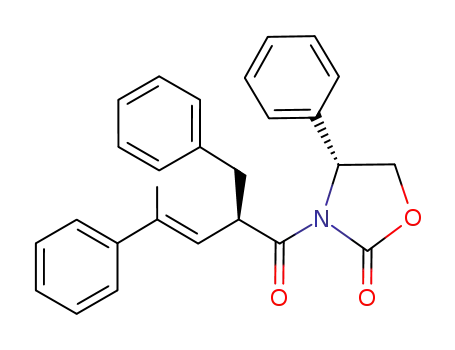 (R)-3-((R,E)-2-benzyl-4-phenylpent-3-enoyl)-4-phenyloxazolidin-2-one