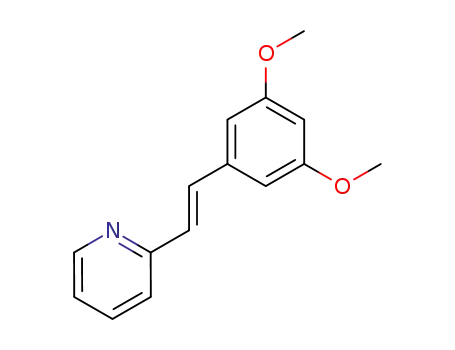 Molecular Structure of 500530-43-8 ((E)-2-(3,5-diMethoxystyryl)pyridine)