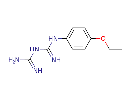 Molecular Structure of 43191-42-0 (Imidodicarbonimidic diamide, N-(4-ethoxyphenyl)-)