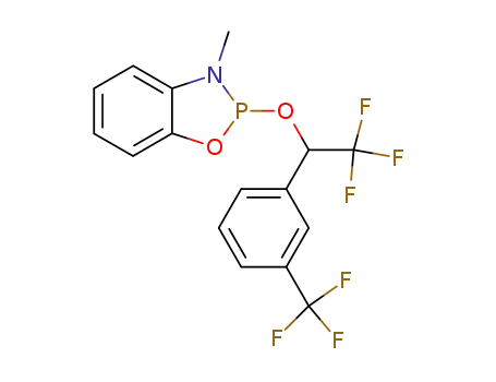 1,3,2-Benzoxazaphosphole,
2,3-dihydro-3-methyl-2-[2,2,2-trifluoro-1-[3-(trifluoromethyl)phenyl]ethoxy
]-