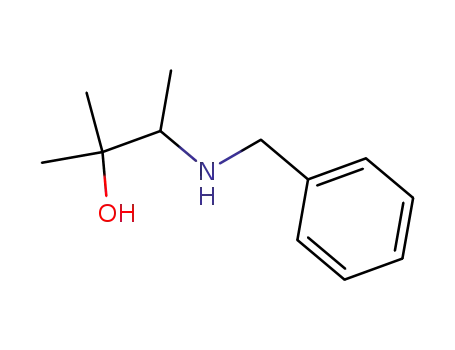Molecular Structure of 63557-73-3 (2-Butanol, 2-methyl-3-[(phenylmethyl)amino]-)