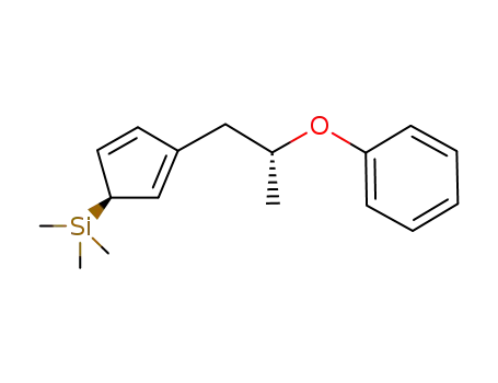 trimethyl-[3-(2-phenoxy-propyl)-cyclopenta-2,4-dienyl]-silane
