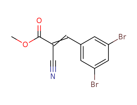 2-Propenoic acid, 2-cyano-3-(3,5-dibromophenyl)-, methyl ester