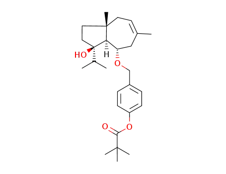 2,2-dimethyl-propionic acid 4-(3-hydroxy-3-isopropyl-6,8a-dimethyl-1,2,3,3a,4,5,8,8a-octahydro-azulen-4-yloxymethyl)-phenyl ester