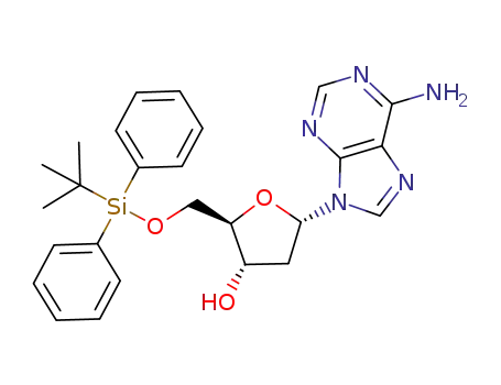 9-(5'-O-tert-butyldiphenylsilyl-2'-deoxy-α-D-erythro-pentofuranosyl)adenine