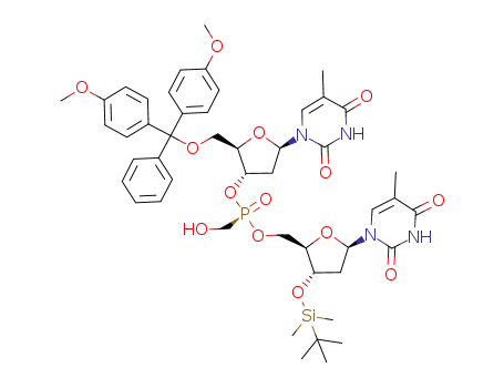 Molecular Structure of 872350-10-2 (C<sub>48</sub>H<sub>61</sub>N<sub>4</sub>O<sub>14</sub>PSi)