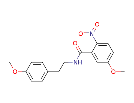 5-methoxy-N-[2-(4-methoxyphenyl)ethyl]-2-nitrobenzamide