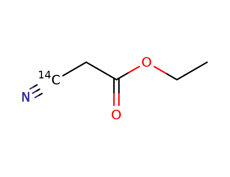 에틸 시아노아세테이트, [시아노-14C]