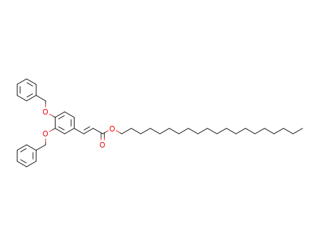 (E)-3-(3,4-Bis-benzyloxy-phenyl)-acrylic acid icosyl ester