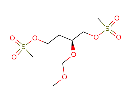 Molecular Structure of 532983-45-2 ((S)-1,4-di-O-mesyl-O-(methoxymethyl)-1,2,4-butanetriol)