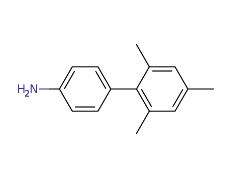 Molecular Structure of 66818-61-9 (2′,4′,6′-trimethylbiphenyl-4-amine)