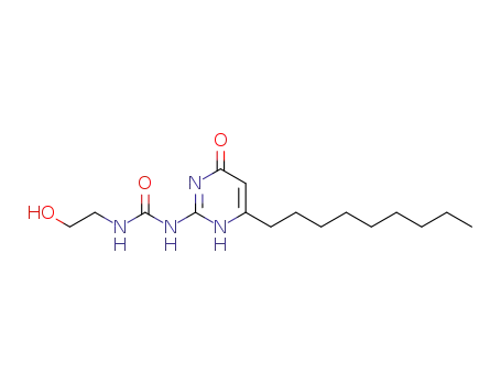 Molecular Structure of 583040-75-9 (Urea, N-(1,4-dihydro-6-nonyl-4-oxo-2-pyrimidinyl)-N'-(2-hydroxyethyl)-)