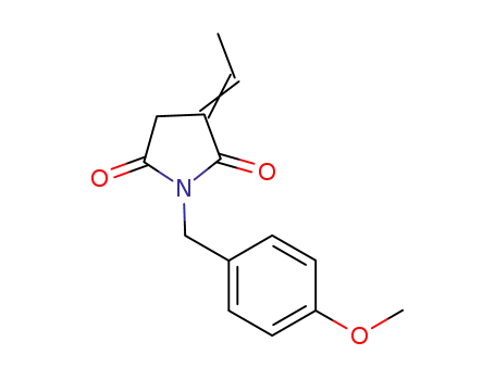 3-ethylidene-1-(4-methoxy-benzyl)-pyrrolidine-2,5-dione