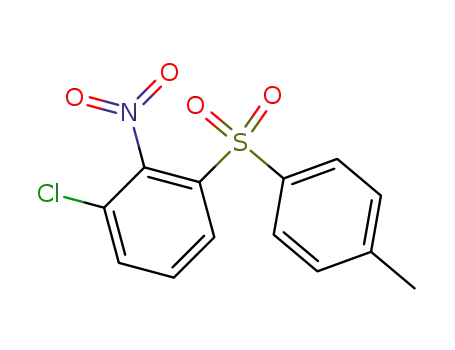 Molecular Structure of 873970-95-7 (1-chloro-2-nitro-3-tosylbenzene)