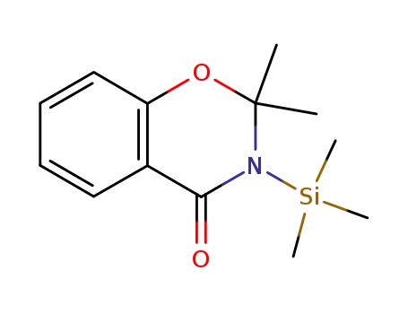 Molecular Structure of 158567-03-4 (2,2-dimethyl-3-(trimethylsilyl)-2H-benzo[e][1,3]oxazin-4-one)