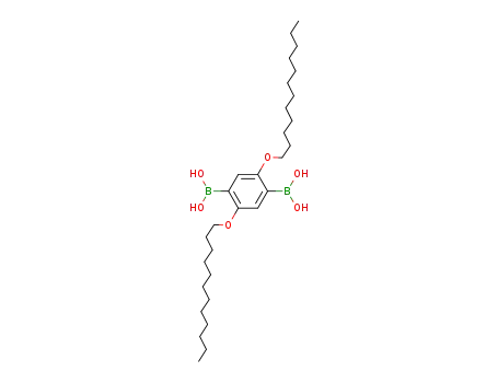 Molecular Structure of 211692-94-3 (Boronic acid, [2,5-bis(dodecyloxy)-1,4-phenylene]bis-)