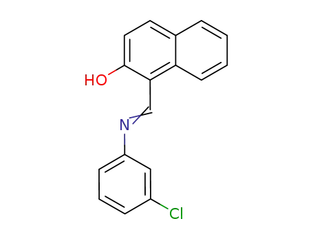 Molecular Structure of 3172-38-1 (1-{[(3-chlorophenyl)amino]methylidene}naphthalen-2(1H)-one)