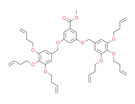 3,5-bis-(3,4,5-tris-but-3-enyloxy-benzyloxy)-benzoic acid methyl ester