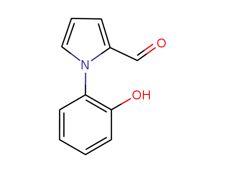 Molecular Structure of 903901-01-9 (1-(2-HYDROXYPHENYL)-1H-PYRROLE-2-CARBOXALDEHYDE)