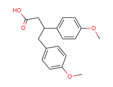 Benzenebutanoic acid, 4-methoxy-b-(4-methoxyphenyl)-