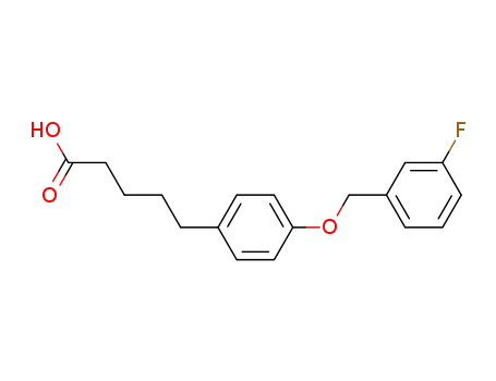 5-{4-[(3-fluorobenzyl)oxy]phenyl}pentanoic acid