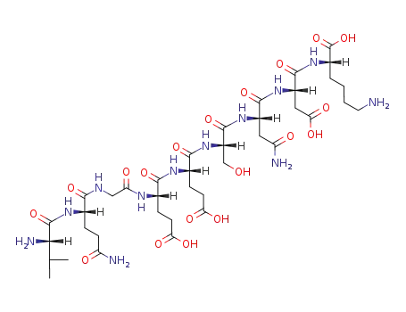 Molecular Structure of 106021-96-9 (VAL-GLN-GLY-GLU-GLU-SER-ASN-ASP-LYS)
