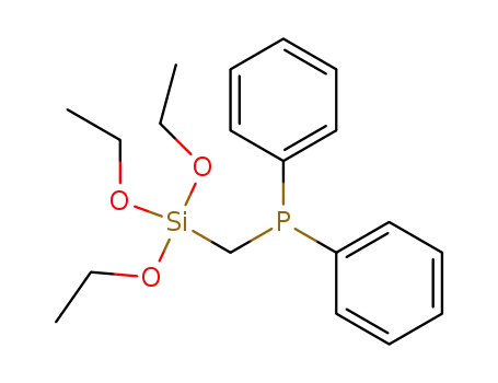 Molecular Structure of 78887-78-2 (Phosphine, diphenyl[(triethoxysilyl)methyl]-)