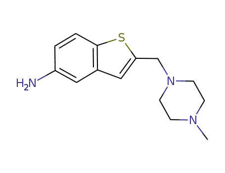 Benzo[b]thiophen-5-amine, 2-[(4-methyl-1-piperazinyl)methyl]-