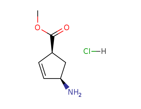 methyl (1R,4S)-4-aminocyclopent-2-ene-1-carboxylate hydrochloride