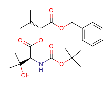 L-Valine, N-[(1,1-dimethylethoxy)carbonyl]-3-hydroxy-,
(1R)-2-methyl-1-[(phenylmethoxy)carbonyl]propyl ester