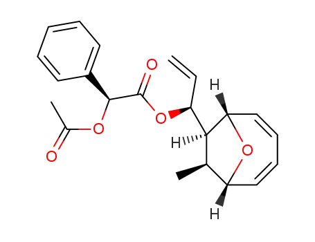 (S)-Acetoxy-phenyl-acetic acid (S)-1-((1R,6S,7R,8S)-8-methyl-9-oxa-bicyclo[4.2.1]nona-2,4-dien-7-yl)-allyl ester