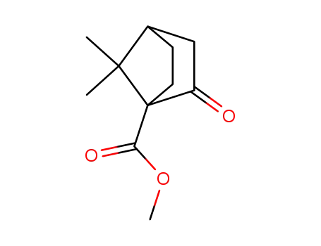 Molecular Structure of 57566-30-0 (Bicyclo[2.2.1]heptane-1-carboxylic acid, 7,7-dimethyl-2-oxo-, methyl
ester)