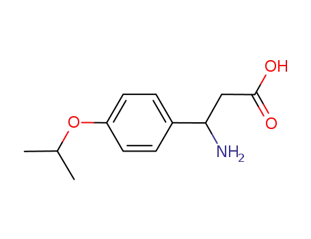 Molecular Structure of 311321-19-4 (3-AMINO-3-(4-ISOPROPOXY-PHENYL)-PROPIONIC ACID)