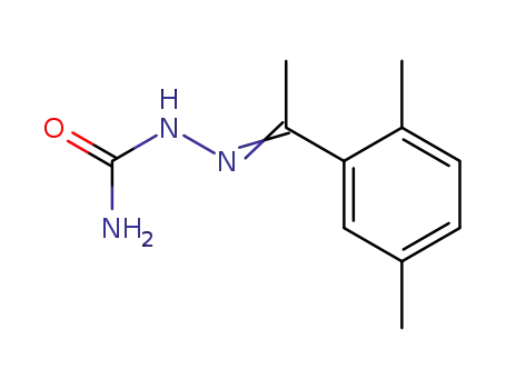 Molecular Structure of 324580-50-9 (Hydrazinecarboxamide, 2-[1-(2,5-dimethylphenyl)ethylidene]-)