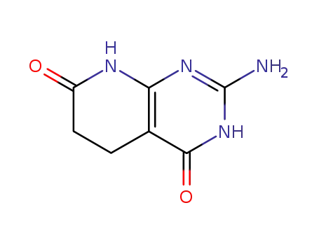 Molecular Structure of 29668-91-5 (Pyrido[2,3-d]pyrimidine-4,7(1H,6H)-dione, 2-amino-5,8-dihydro-)