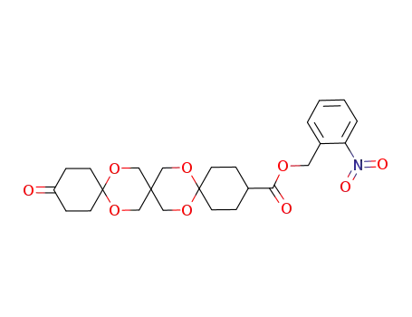2-nitrobenzyl 15-oxo-7,11,18,21-tetraoxatrispiro[5.2.2.5.2.2]henicosane-3-carboxylate