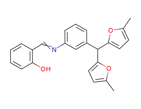N-(salicylidene)-3-[bis(5-methyl-2-furyl)methyl]aniline