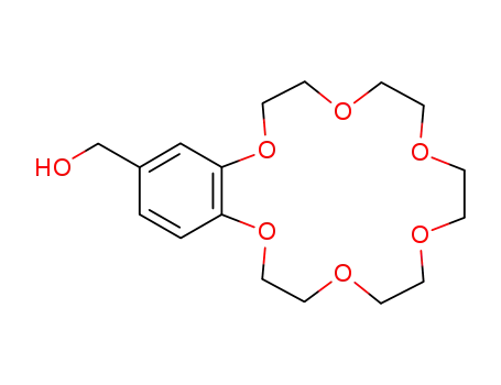 Molecular Structure of 71015-62-8 (4'-hydroxymethyl-(benzo-18-crown-6))